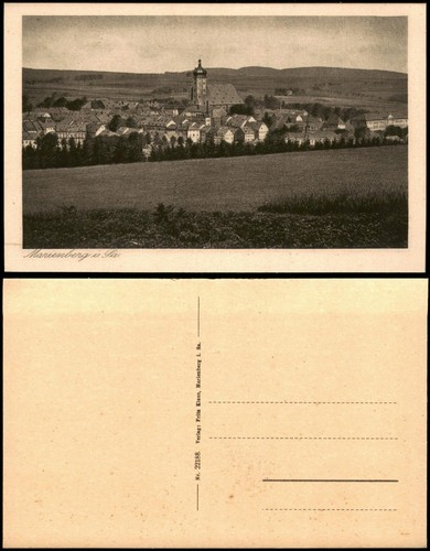 Ansichtskarte marienberg - marienberg, im
