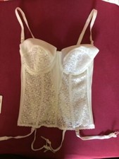 Poirier Corsage Mod: CARNIVAL Farbe IVORY Gr. 75 D - Spitze