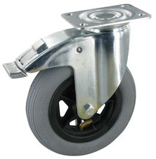 Lenkrolle mit feststeller rad - mit,