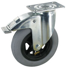 Lenkrolle mit Feststeller Rad 150mm Luftreifen Kugellager Tragfähigkeit:60KG