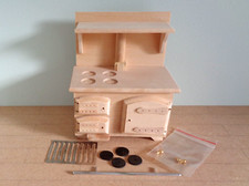 Miniatur Backholz Natur Range Ofen Neu