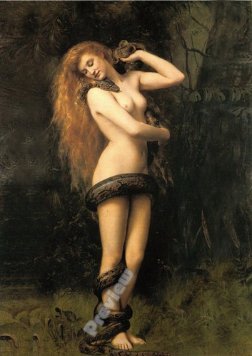 Lilith mit schlange john - lilith,