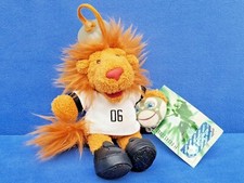 NICI LÖWE GOLEO WM 2006 STOFFTIER ANHÄNGER 18 CM FUSSBALL LION SAUGNAPF
