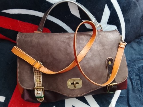 Damen vollechtleder tasche - vollechtleder,