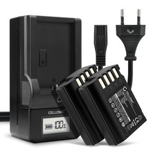 2x Akku für Panasonic Lumix DC-S5K Lumix GH5S Lumix GH5 2250mAh + Ladegerät