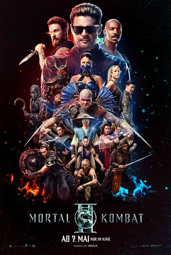 Filmplakat mortal kombat 2 - kombat,