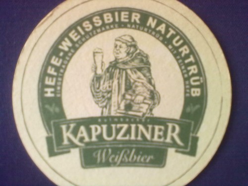 Bierdeckel kapuziner hefe - kapuziner,