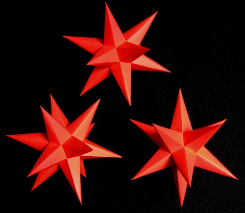 Adventsstern kleine - 3d,