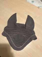 Fliegenhaube Eskadron Grau Größe Pony Fliegenohren Super Zustand