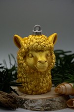 Christbaumkugel „Alpaka Lama“ – liebevolle Alpaka Weihnachtsdeko Weihnachtskugel