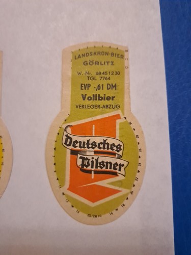 Bieretikett landskron - ☆☆bieretikett,