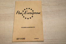 Honda ST 1100 Pan European  ab 1996  Fahrer Handbuch Betriebsanleitung