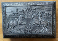 schöne alte große Blechdose