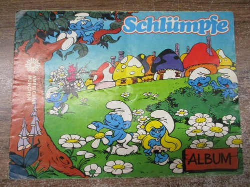 Schlümpfe sammelbilder album - schlümpfe,