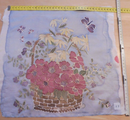 Seidenbild blütenkorb - 🌸seidenbild,