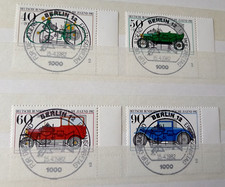BERLIN 1982 VOLLSTEMPEL Mi Nr. 660 - 663, Oldtimer FN 2 Formnummer 2, gestempelt