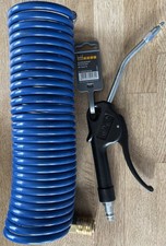 Druckluft Spiralschlauch Schneider SSL SK 7, 5m + Ausblaspistole AP Vario S ,Set