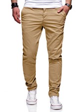 behype. Herren Basic Chino Jeanshose Stretch Jeans Regular Slim-Fit Hose 80-0310