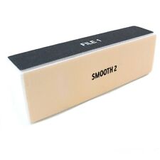Nagelfeile vierseitig Emery Board Block Maniküre Pediküre Schwamm flexibel Pflege UK