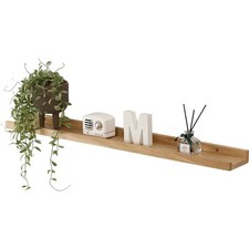 Wandregal Holz 60cm Eiche