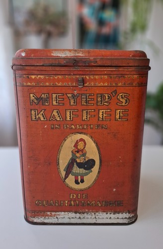 Alte kaffeedose blechdose - alte,