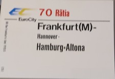 Zuglaufschild rätia sehr - rätia,