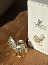 Schöne Swarosvki Miniatur Figur Schaukelstuhl. Crystal Memories, Sammlerstück.