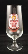 Bockbier Anstich 1989 Glas, VEB Diamant Brauerei  Magdeburg, Sammelglas Neu