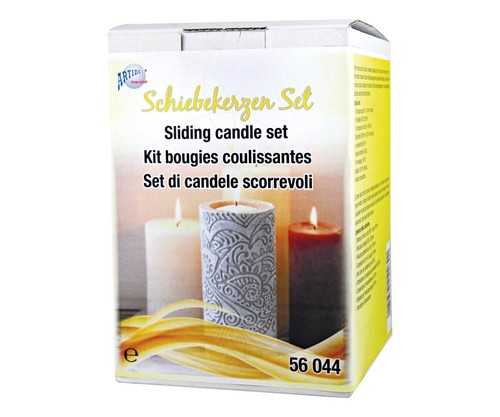 Kerzenform schiebekerze rund - kerzenform,