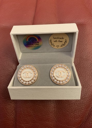 Vintage chanel knopf ohrringe - vintage,