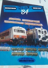 TRIX H0 + 20 JAHRE MINITRIX SPUR N PROSPEKT NEUHEITEN 1984 MODELLBAHN VINTAGE