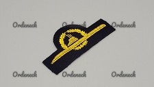 BUNDESWEHR - ABZEICHEN FÜR U-BOOT PERSONAL - MARINE - SUBMARINE - GOLDGELB GEST.