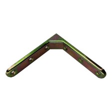 R55 2x Zierwinkel 130x130x20 mm Holzverbinder Balkenwinkel Winkelverbinder