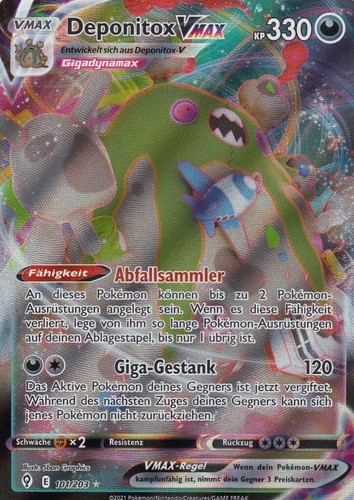 Deponitox vmax 101 - 101/203, holo