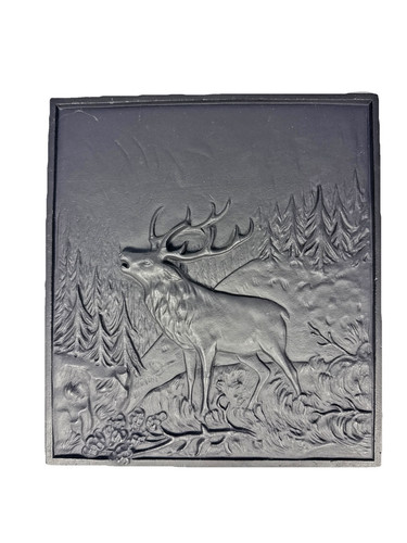 Metallguss jagdbild hirsch - metallguss,