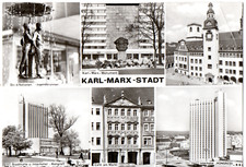 Ansichtskarte karl marx stadt - karl,