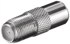 F-Buchse - KOAX Stecker SAT TV