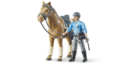 Bruder 62507 polizist - 62507, pferd