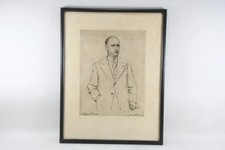 Antike Original Radierung -