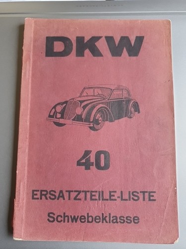 Dkw ersatzteile liste - -liste, nr.40