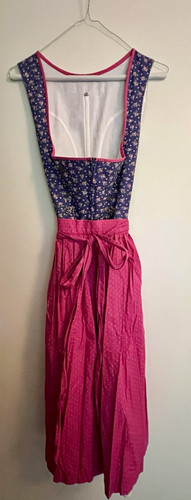 Damen dirndl blau - damen, blau/rosa/weiß