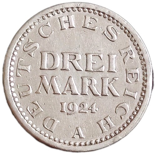 Weimar republik mark 1924 - republik, 3