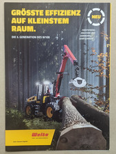 WELTE W100 Forst Spezialmaschine Kommunal Geräteträger Traktor Prospekt