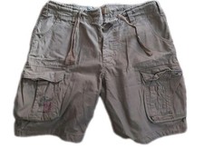 Surplus Brandit XL Beige Bermuda Cargohose  Utility Military Shorts Baggy
