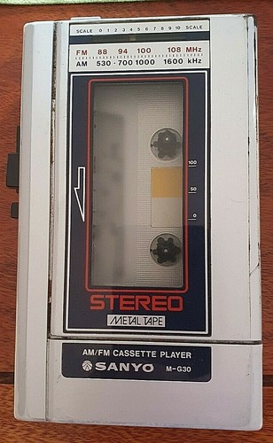 Sanyo g30 cassette radio - m-g30, cassette/radio