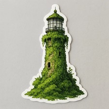 8x lighthouse 9x9 cm car