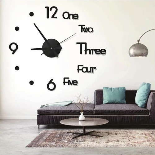 Wanduhr acryl 40cm - 40cm, modern