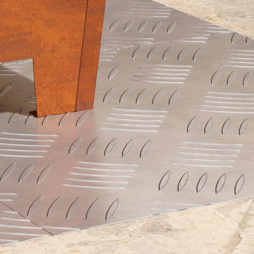 Treppenstufen silber aluminium - treppenstufen,