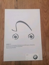 BMW C1 Preisliste 04/2000 -