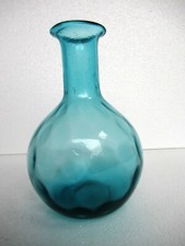 Antik Dekanter Blau Glas